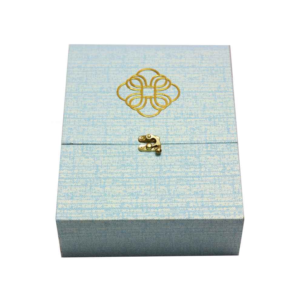 Dry Fruits Gift Box (Premium 4 Jar) Blue