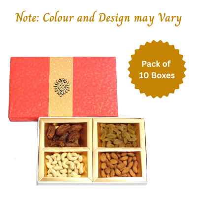 Baccha Diwali Dry Fruits Gift Box (Pack of 10)