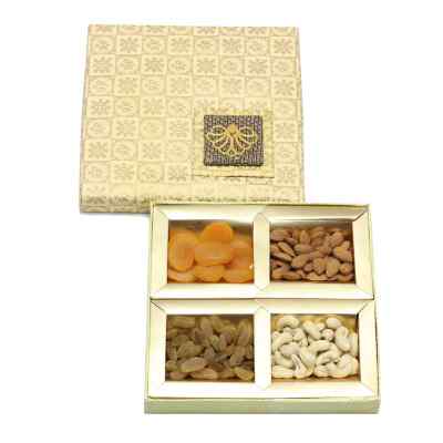 Dry Fruits Gift Box (Small Square) Sand