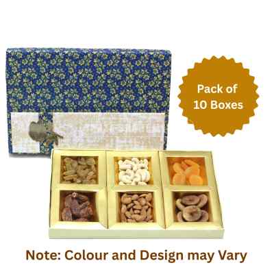 8 X 12 Diwali Dry Fruits Gift Box (Pack of 10)