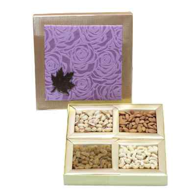 Dry Fruits Gift Box (Medium Square) Violet