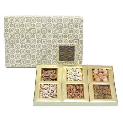 Dry Fruits Gift Box (Large Rectangular) Sand