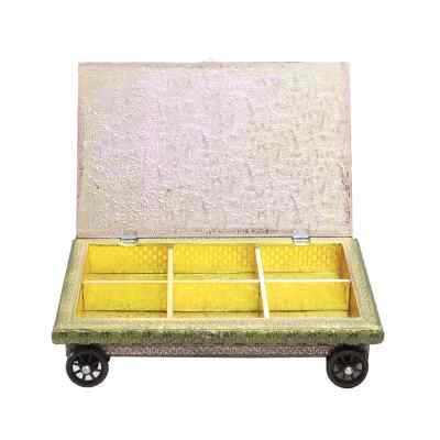Dry Fruits Gift Box (Premium 6 Parts Metal Box ) Rose Gold