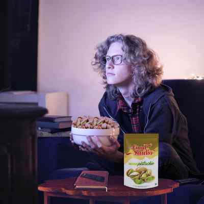 Food Studio Premium California Roasted & Salted Pistachios Yellow Pouch Food Studio Premium California Roasted & Salted Pistachios Yellow Pouch