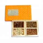 Dry Fruits Gift Box (Small Rectangular) Orange