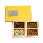 Dry Fruits Gift Box (Small Rectangular) Yellow