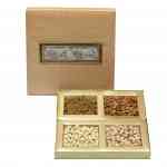 Dry Fruits Gift Box (Large Square) Cedar